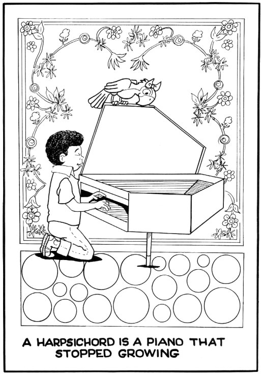 Harpsichord by Morrie Turner